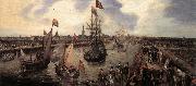 Adriaen Pietersz Vande Venne The Harbour of Middelburg oil